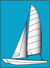 G-Cat 5.7 Mainsail, Solid Colors