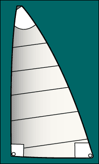 O'Day Osprey Mainsail, White
