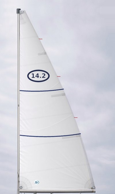 Capri 14.2 Mainsail, White