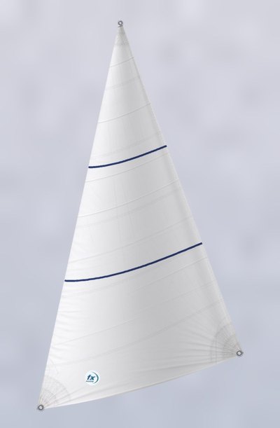 Chrysler Buccaneer Jib, White (Wire)