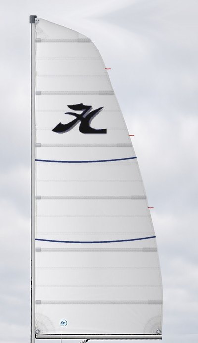 Mainsail (6-Batten) Fits Hobie Cat 14, White