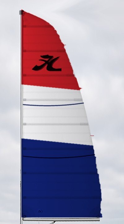 Mainsail Fits Your Hobie Cat 16, (Red, White & Blue)