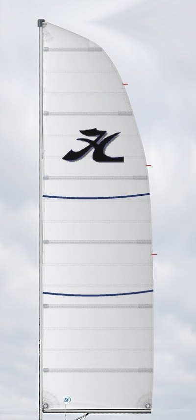 Mainsail Fits Hobie Cat 17 Sport, White