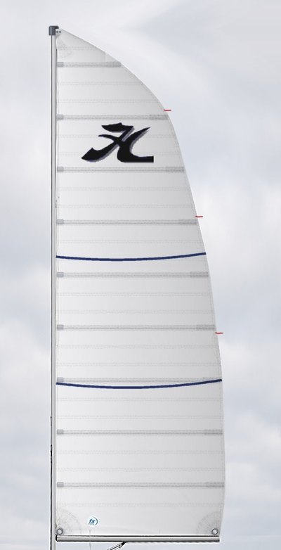 Mainsail Fits Hobie Cat 18SX, White