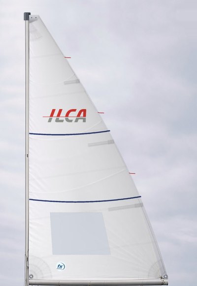 Laser Mainsail, White