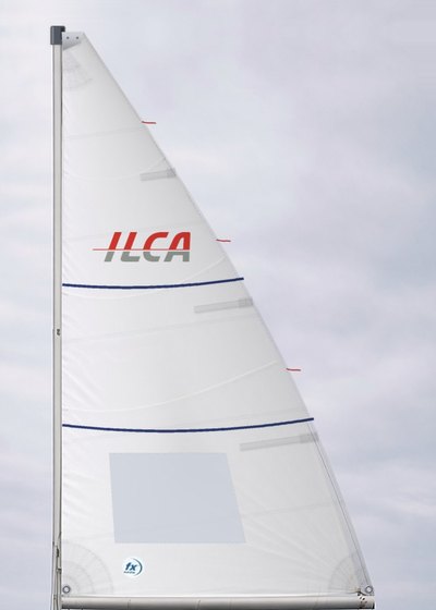 Laser Radial Mainsail, White (Radial Cut)