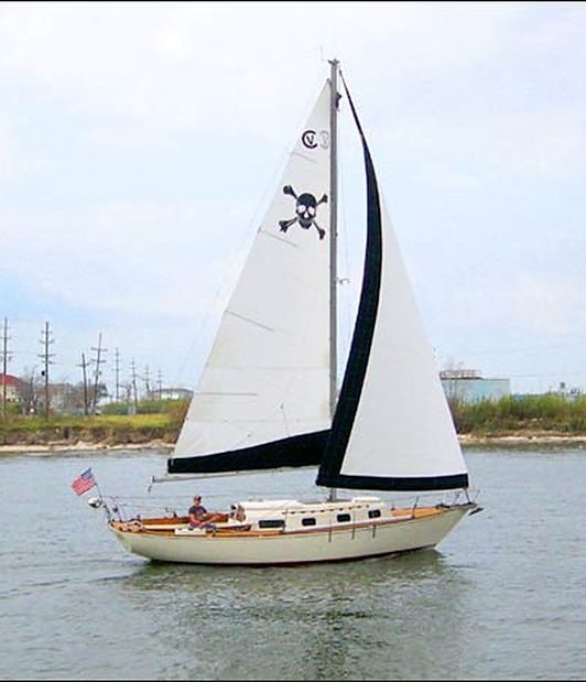 Jolly Roger mainsail